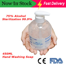 Antibacteriano 99,9% gel desinfetante para as mãos desinfetante para as mãos 450ml